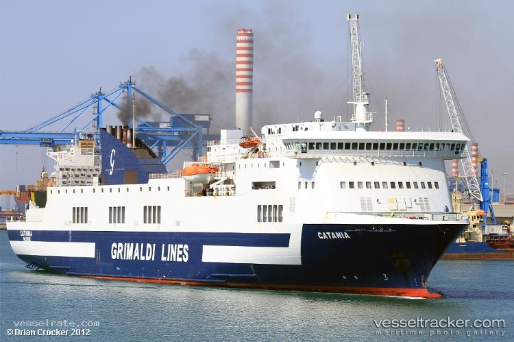 Catania - Passenger Ro Ro Cargo Ship vessel registered in Italy