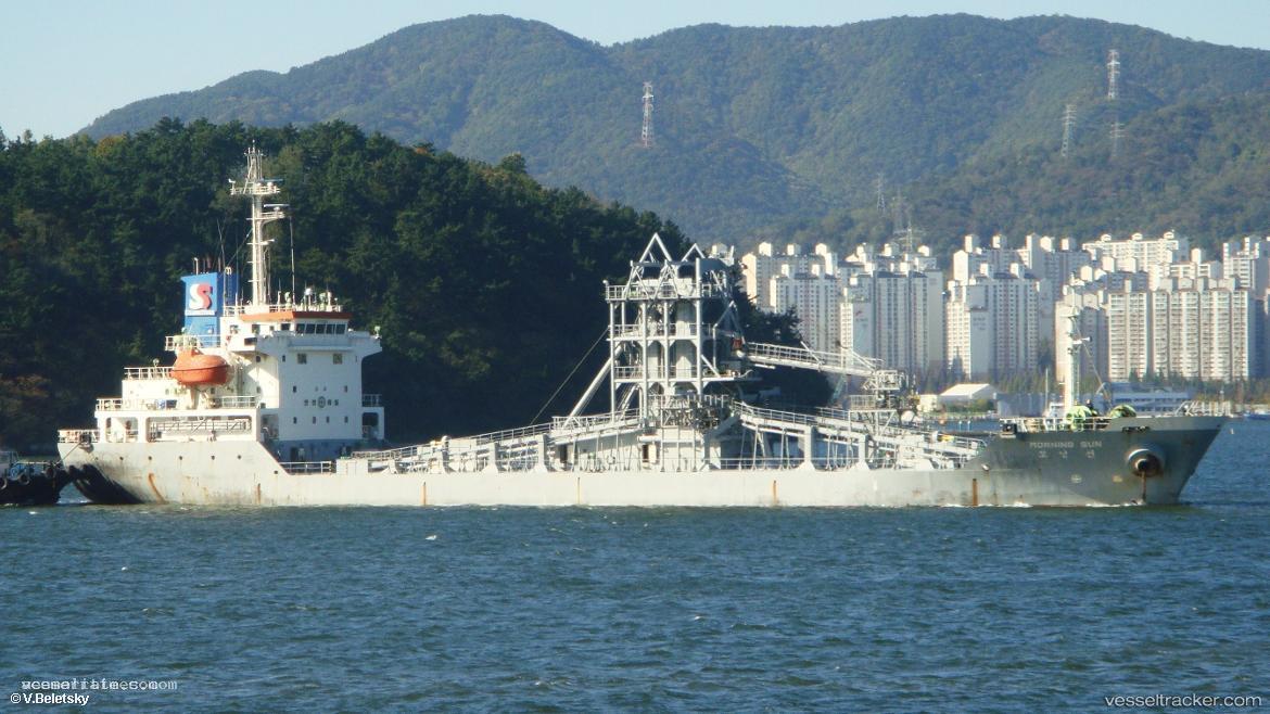 Mv-Morning-Sun - Cement Carrier vessel registered in South Korea