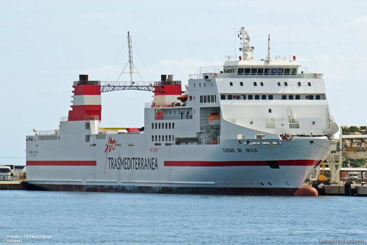Ciudad-De-Ibiza - Passenger Ro Ro Cargo Ship vessel registered in Spain