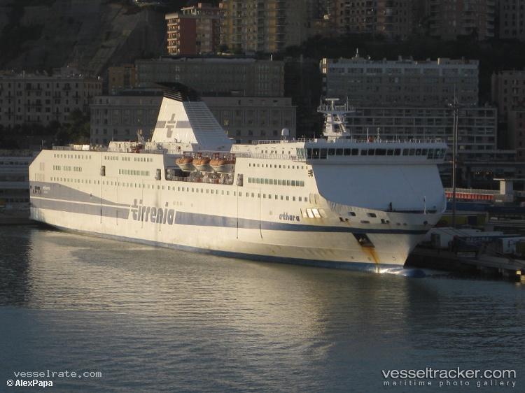 Athara - Passenger Ro Ro Cargo Ship vessel registered in Italy