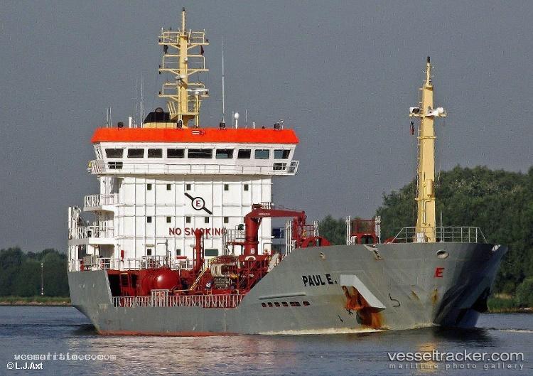 Paul-E - Chemical Oil Products Tanker vessel registered in Gibraltar