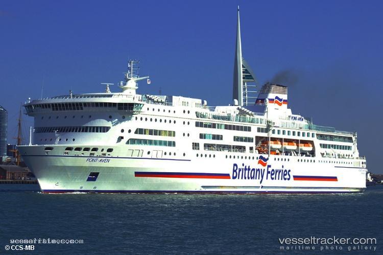 Pont-Aven - Passenger Ro Ro Cargo Ship vessel registered in France