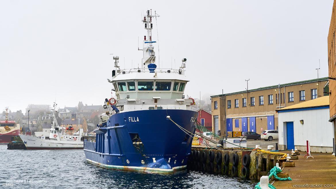 Filla - Passenger Ro Ro Cargo Ship vessel registered in United Kingdom