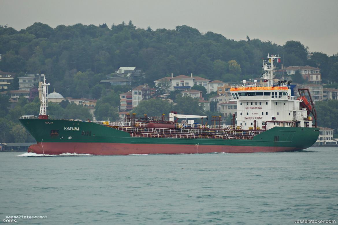 Varuna - Chemical Oil Products Tanker vessel registered in Panama