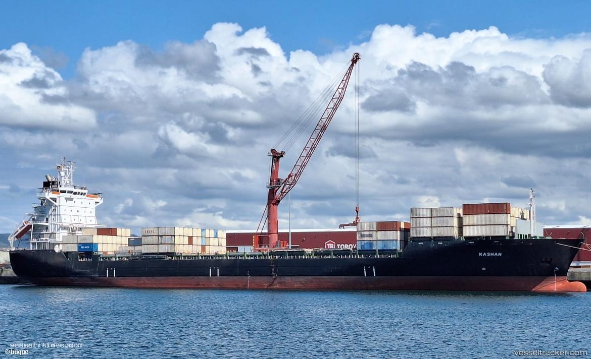 Kashan - Container Ship vessel registered in Iran