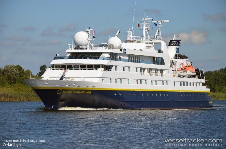 Nat-geo-Orion - Cruise Ship vessel registered in Bahamas