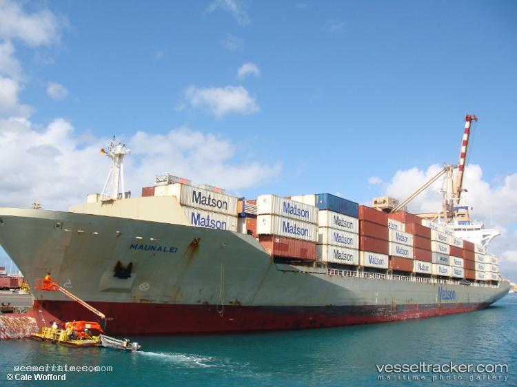 Maunalei - Container Ship vessel registered in United States of America