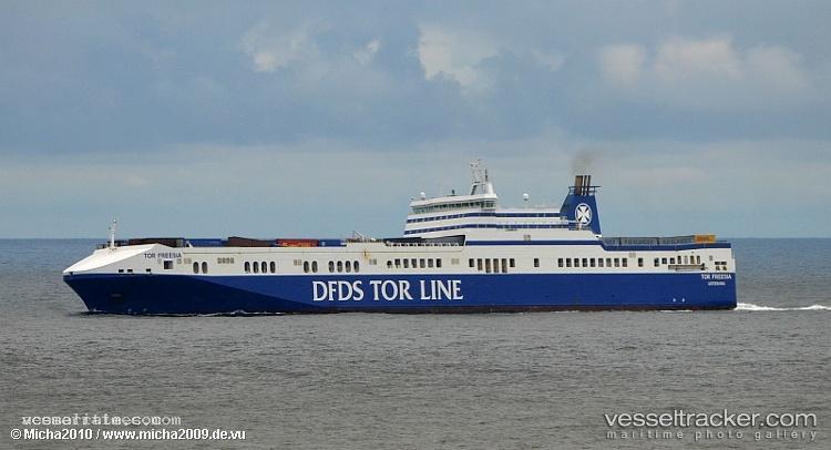 Freesia-Seaways - Ro Ro Cargo Ship vessel registered in Denmark
