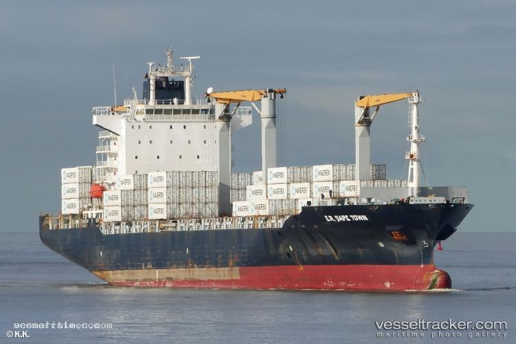 Gardiner - Container Ship vessel registered in Liberia