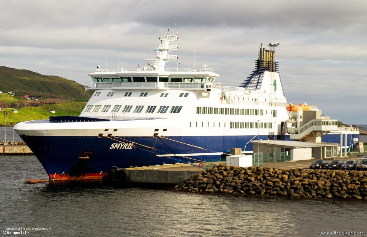 Smyril - Passenger Ro Ro Cargo Ship vessel registered in Faeroe Islands