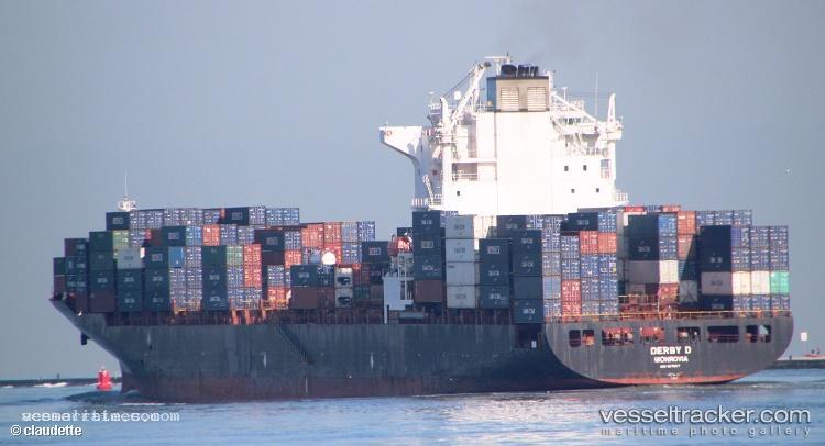 Derby-D - Container Ship vessel registered in Liberia