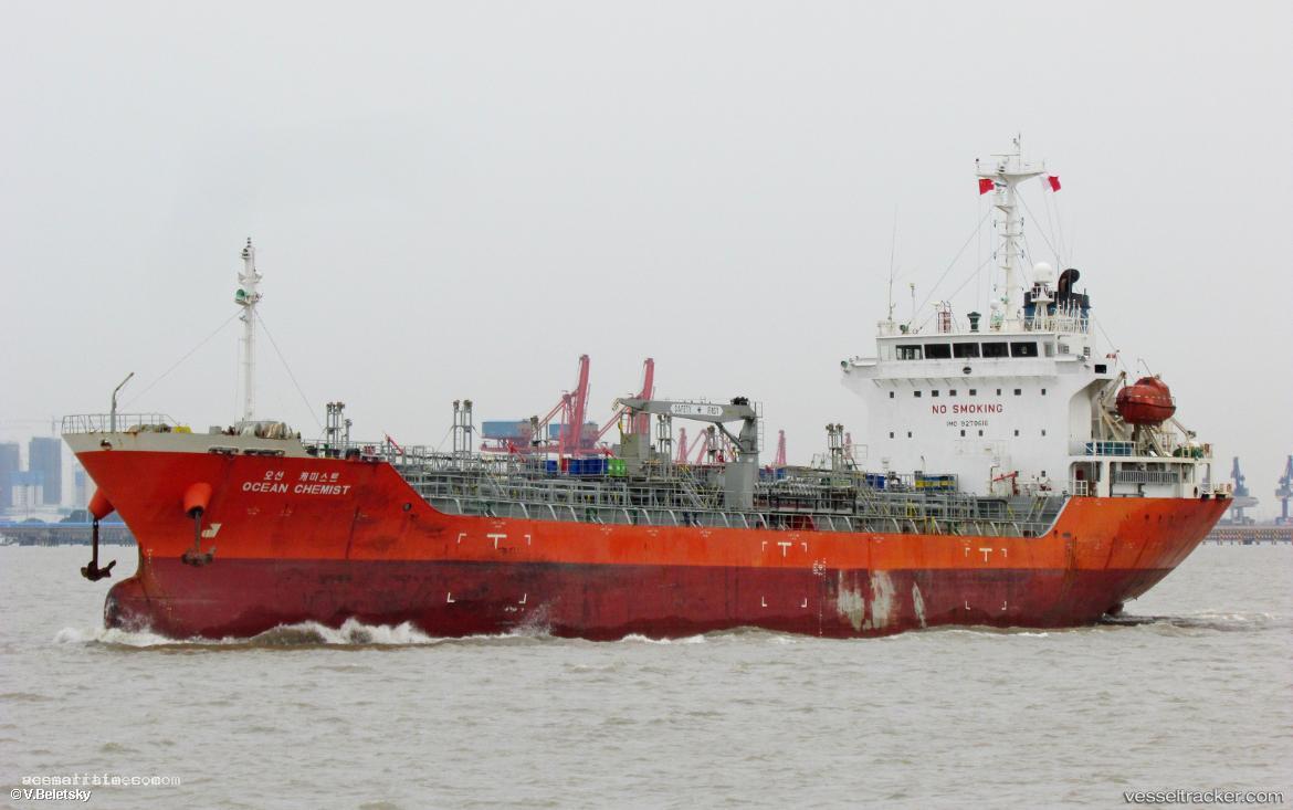 Ocean-Chemist - Chemical Oil Products Tanker vessel registered in South Korea