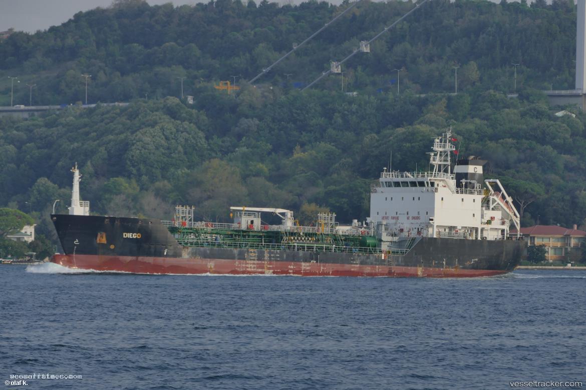 Diego - Chemical Oil Products Tanker vessel registered in Italy