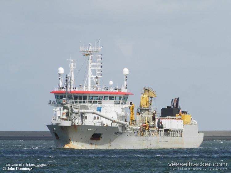 Taccola - Hopper Dredger vessel registered in Luxembourg