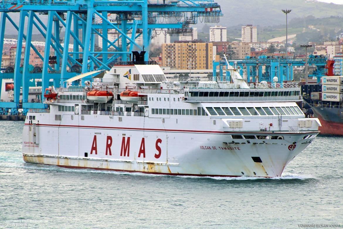 Volcan-De-Tamasite - Passenger Ro Ro Cargo Ship vessel registered in Spain