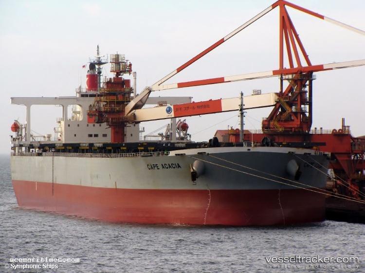 Cape-Acacia - Ore Carrier vessel registered in South Africa