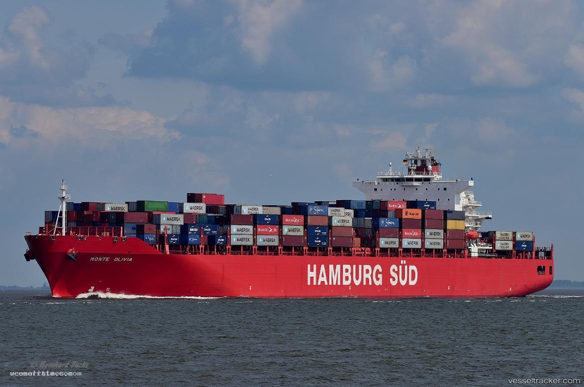 Maersk-Monte-Olivia - Container Ship vessel registered in Singapore