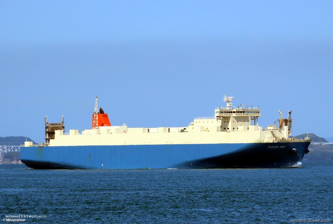 Sunflower-Hakata - Vehicles Carrier vessel registered in Japan