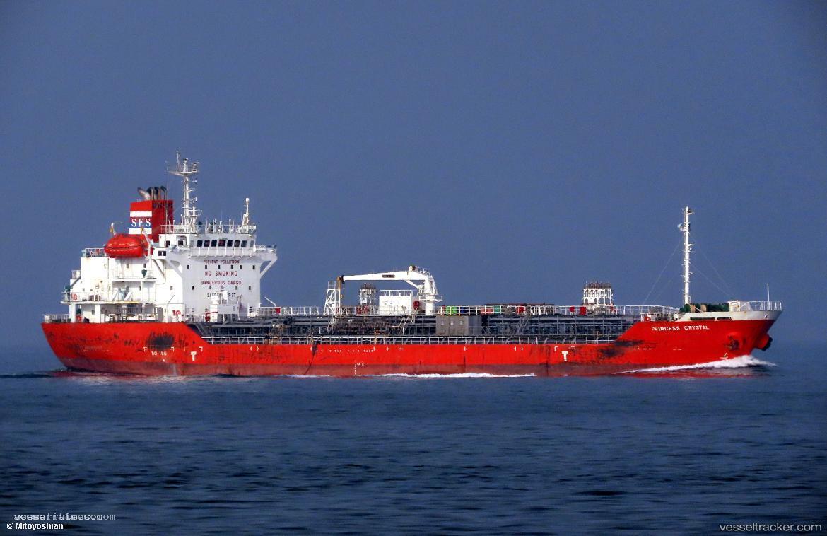 Princess-Crystal - Chemical Oil Products Tanker vessel registered in South Korea
