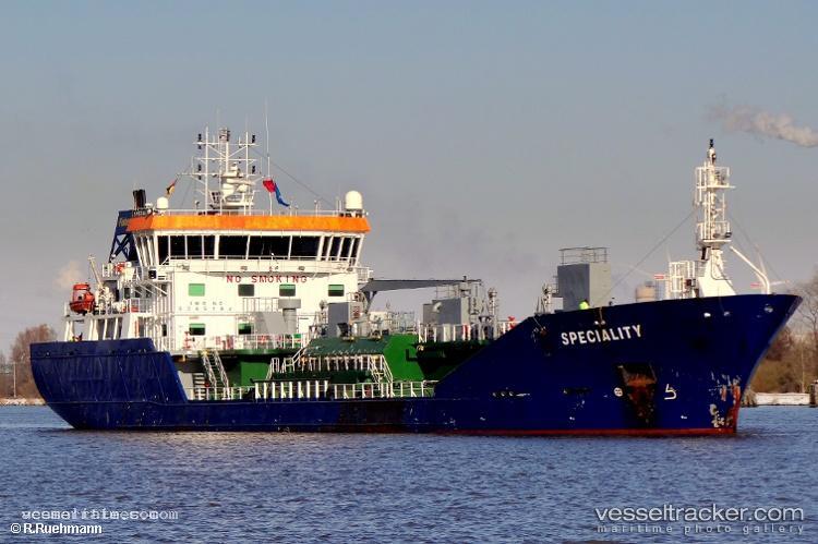 Speciality - Chemical Oil Products Tanker vessel registered in United Kingdom