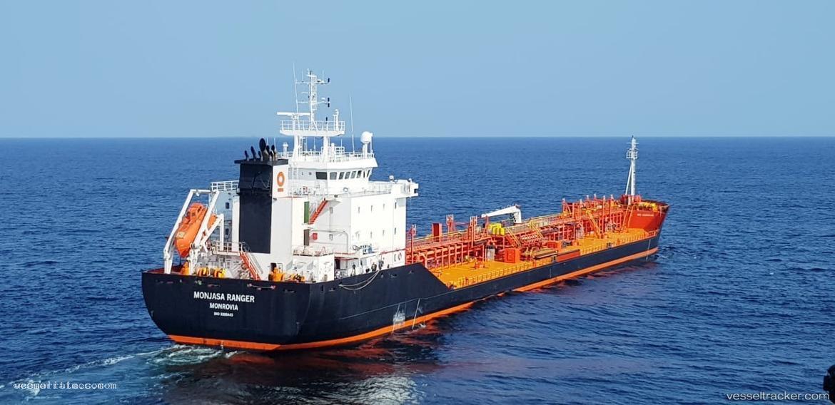 Monjasa-Ranger - Chemical Oil Products Tanker vessel registered in Liberia