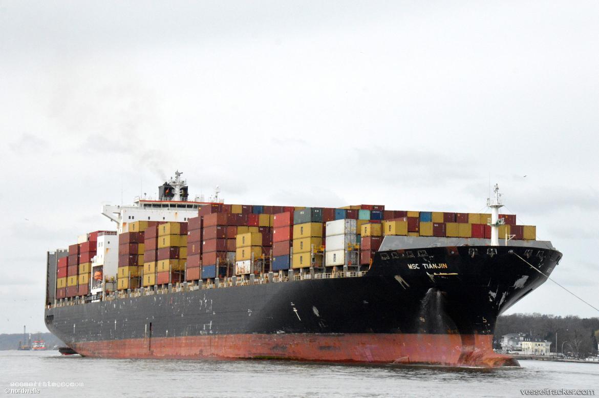 Msc-Tianjin - Container Ship vessel registered in Liberia