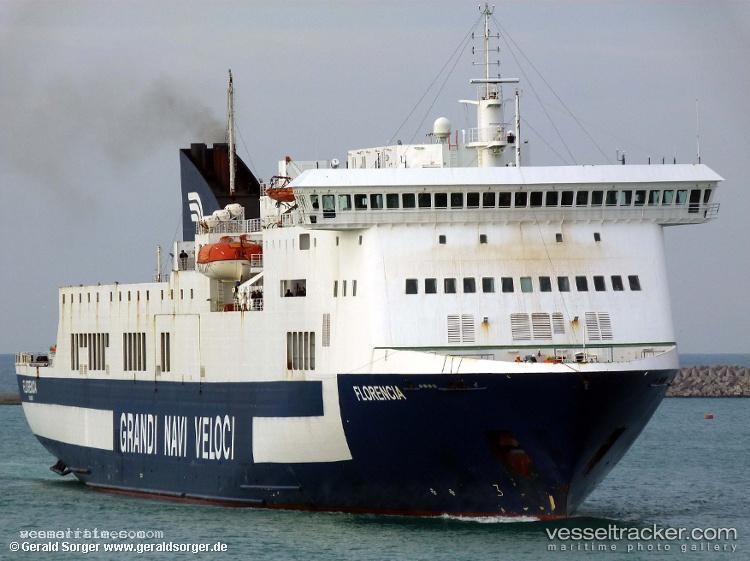 Florencia - Passenger Ro Ro Cargo Ship vessel registered in Italy