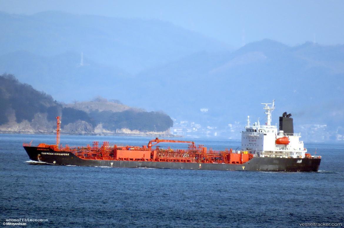 Theresa-Singapore - Chemical Oil Products Tanker vessel registered in Singapore
