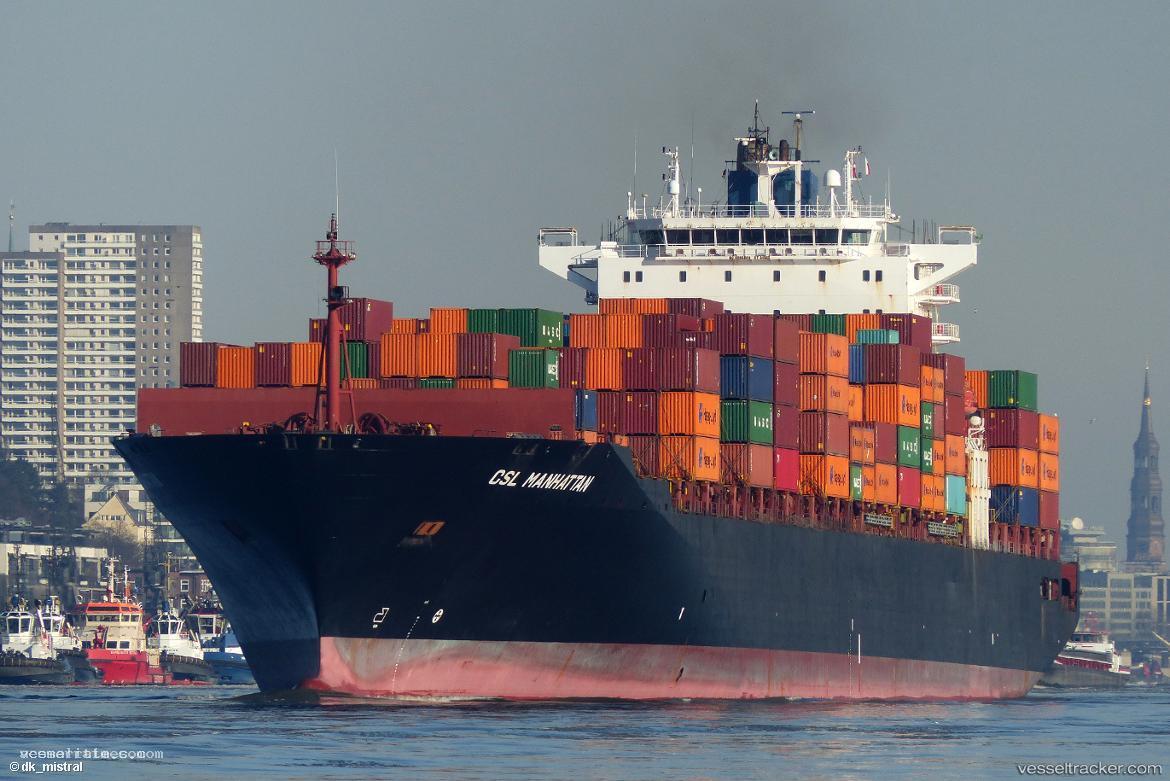 Msc-Manhattan-V - Container Ship vessel registered in Liberia