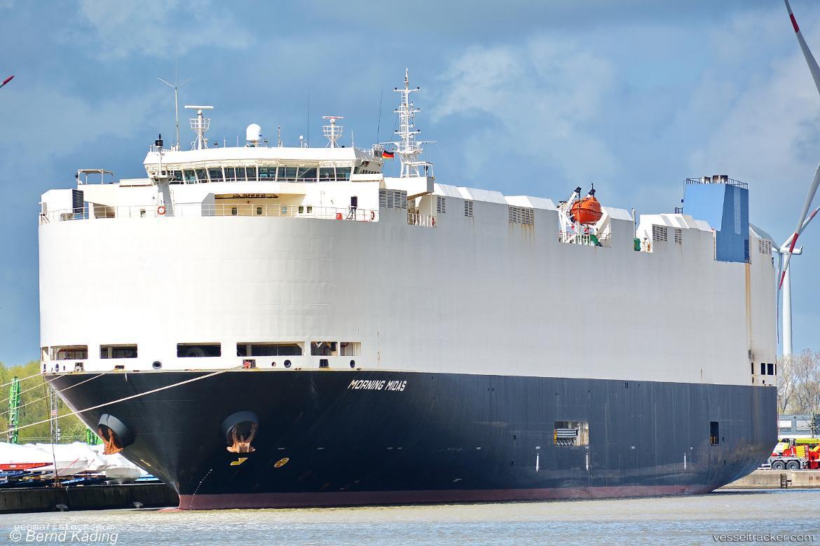 Morning-Midas - Vehicles Carrier vessel registered in Liberia