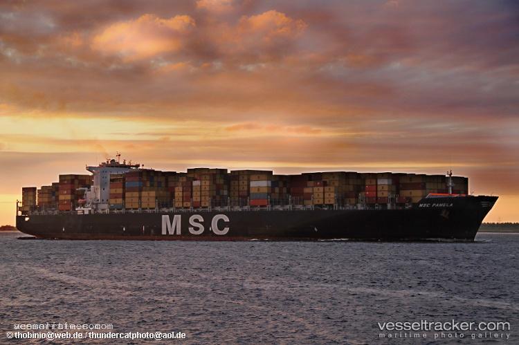 Msc-Pamela - Container Ship vessel registered in Panama