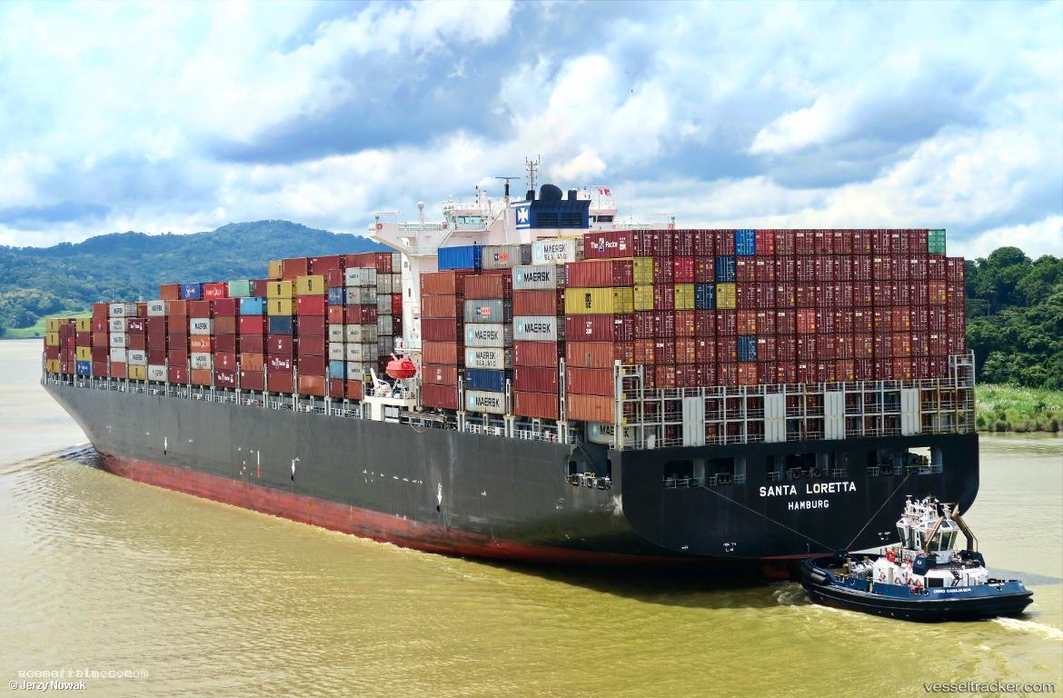 Zim-Hong-Kong - Container Ship vessel registered in Germany