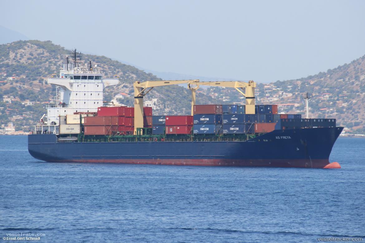 As-Freya - Container Ship vessel registered in Liberia