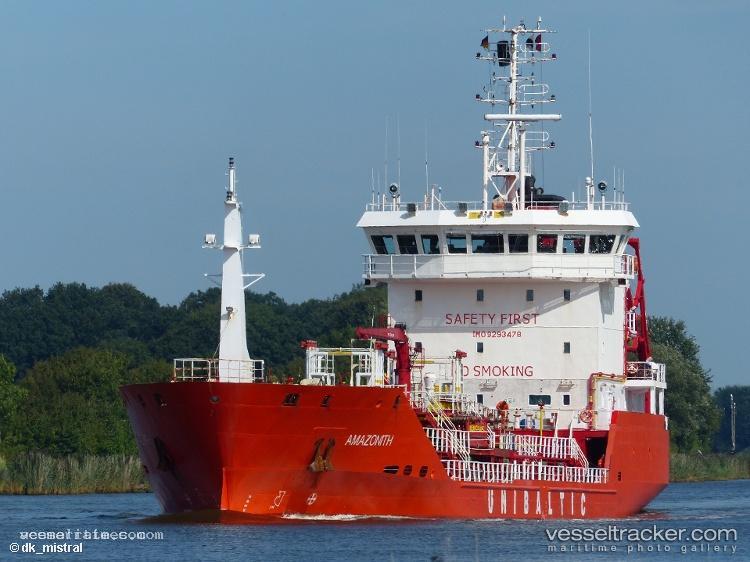 Amazonith - Chemical Oil Products Tanker vessel registered in Cyprus