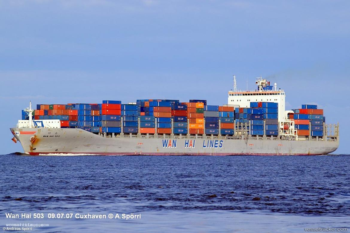 Wan-Hai-503 - Container Ship vessel registered in Singapore
