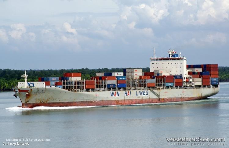 Wan-Hai-506 - Container Ship vessel registered in Singapore