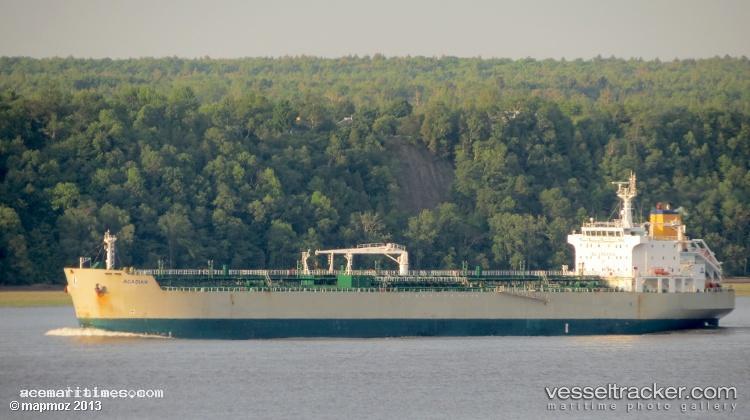 Acadian - Chemical Oil Products Tanker vessel registered in Canada