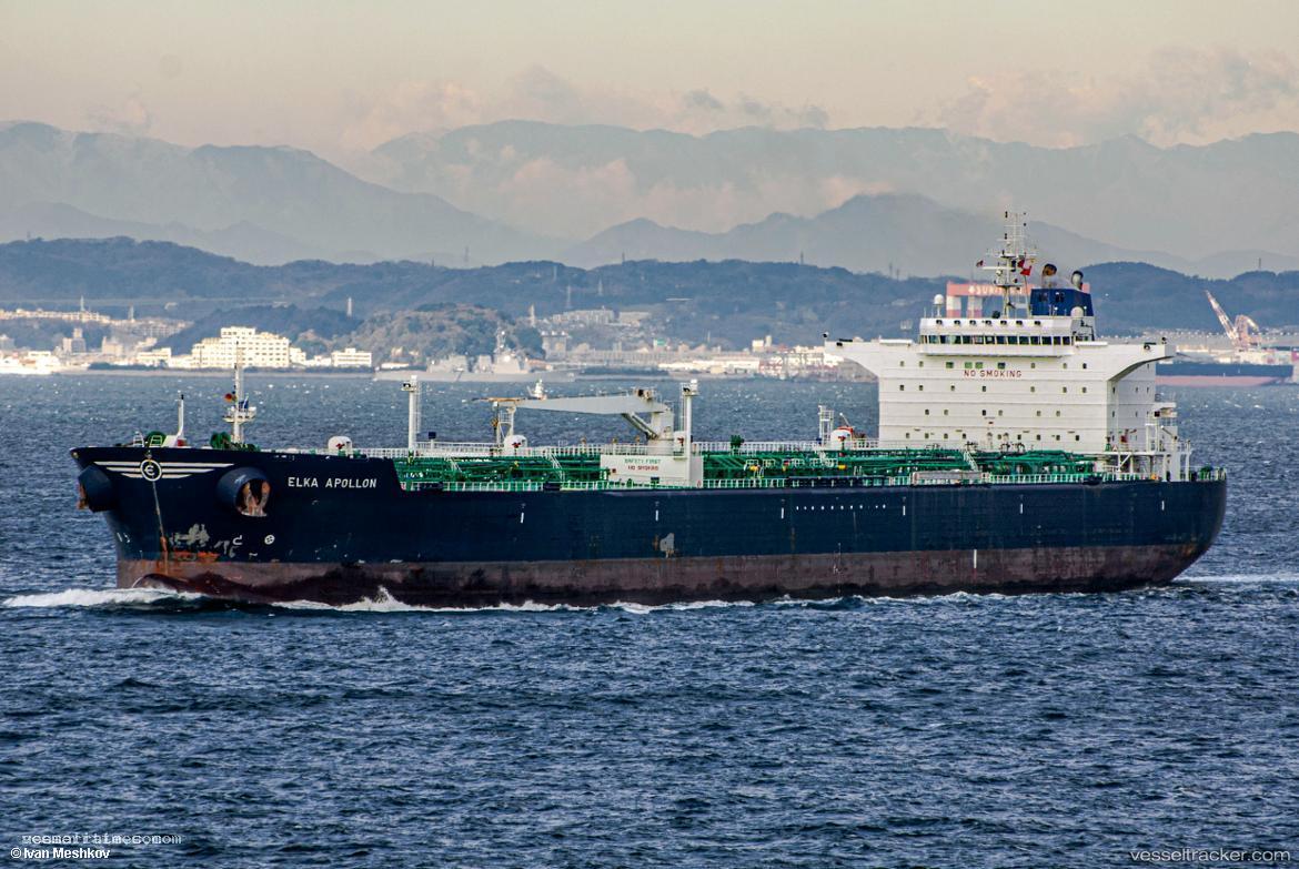 Elka-Apollon - Chemical Oil Products Tanker vessel registered in Liberia