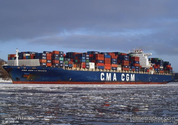 Cma-Cgm-La-Traviata - Container Ship vessel registered in France
