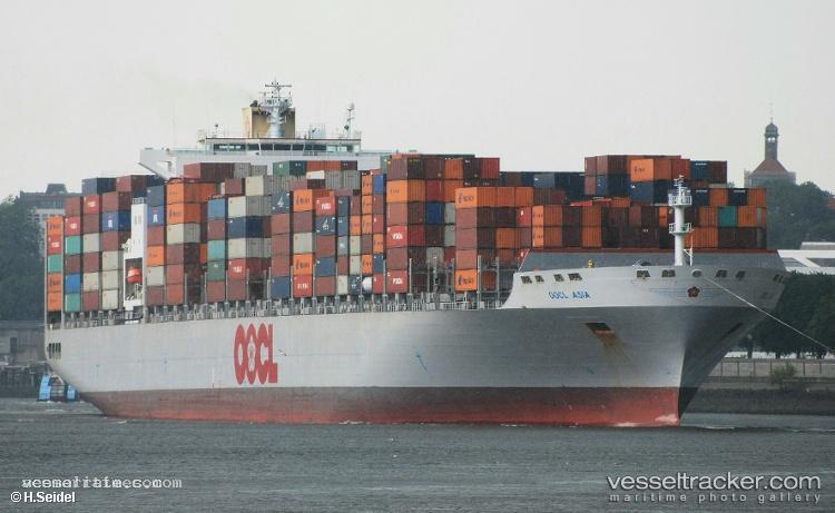 Oocl-Asia - Container Ship vessel registered in Hong Kong
