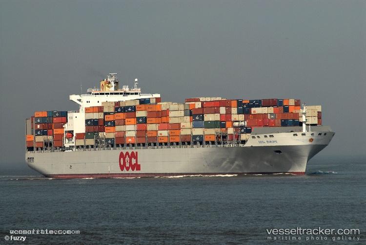 Oocl-Europe - Container Ship vessel registered in Hong Kong