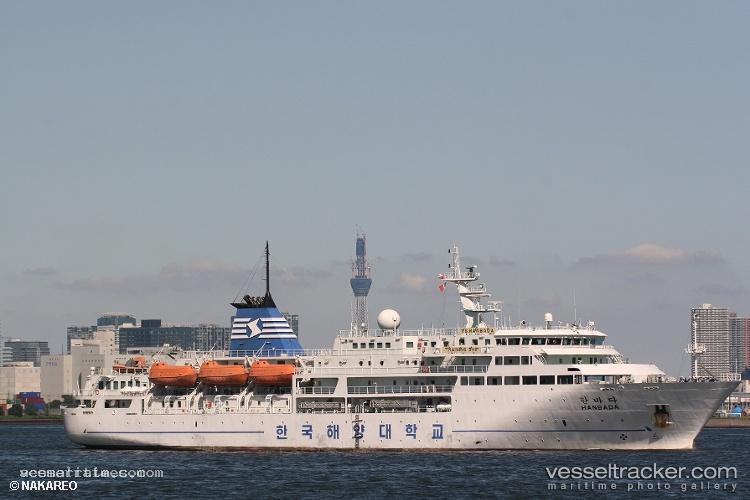 Hanbada - Training Ship vessel registered in South Korea
