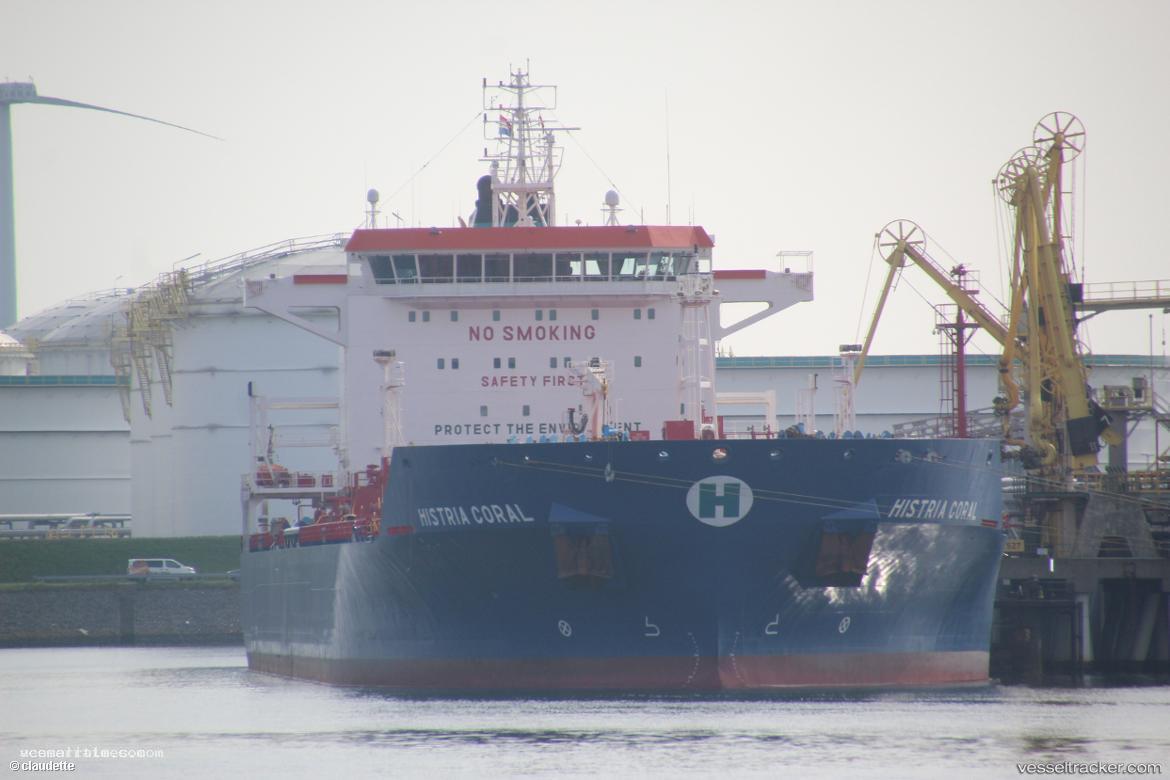 Histria-Coral - Chemical Oil Products Tanker vessel registered in Malta