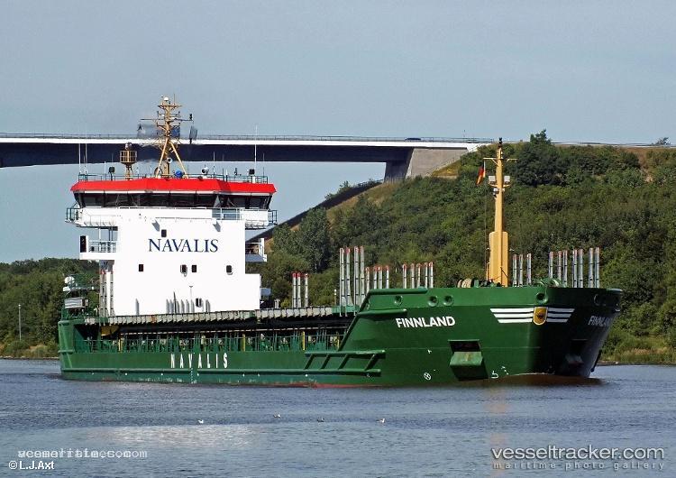 Finnland - Deck Cargo Ship vessel registered in Portugal