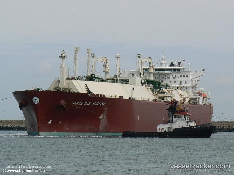 Maran-Gas-Asclepius - Lng Tanker vessel registered in Greece