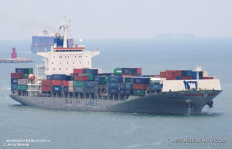 Wan-Hai-315 - Container Ship vessel registered in Singapore
