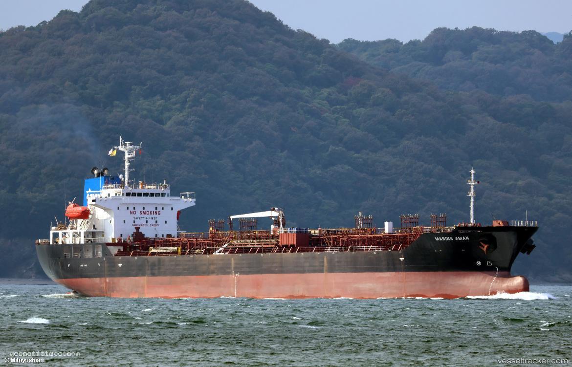 Marina-Aman - Chemical Oil Products Tanker vessel registered in Panama