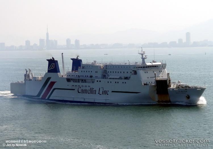 New-Camellia - Passenger Ro Ro Cargo Ship vessel registered in Japan