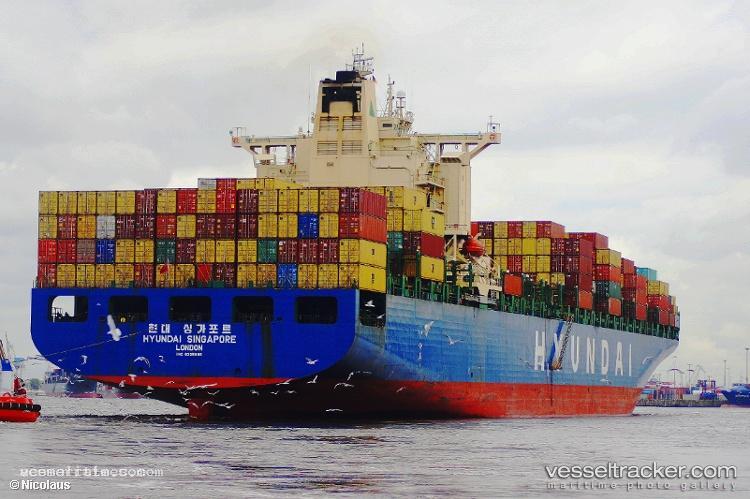 Hyundai-Singapore - Container Ship vessel registered in Cyprus