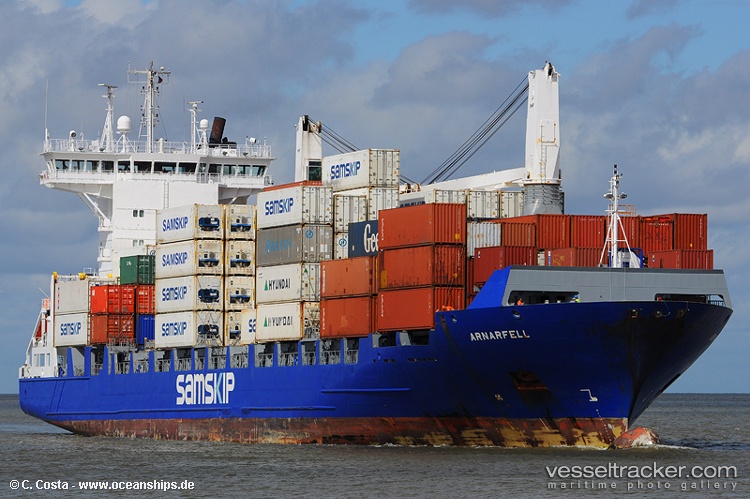 Arnarfell - Container Ship vessel registered in Faeroe Islands
